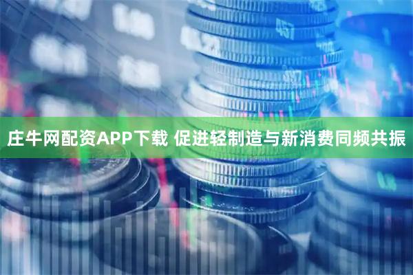 庄牛网配资APP下载 促进轻制造与新消费同频共振