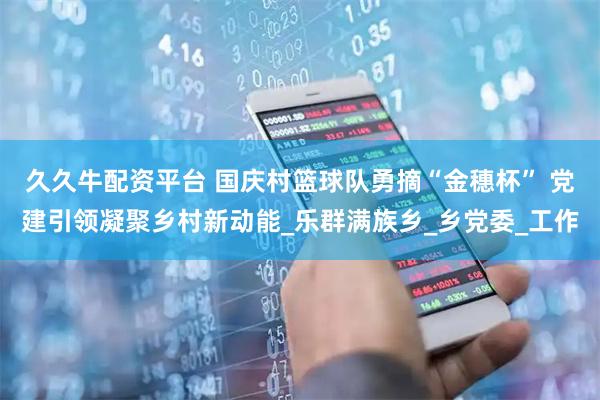 久久牛配资平台 国庆村篮球队勇摘“金穗杯” 党建引领凝聚乡村新动能_乐群满族乡_乡党委_工作